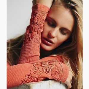 Free People Masquerade Thermal In Orange